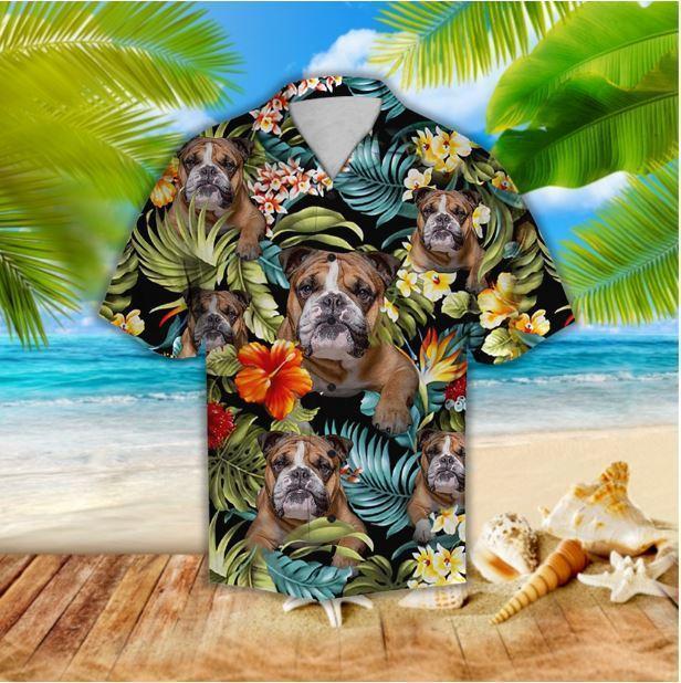 Awesome Bulldogs Hawaiian Shirt