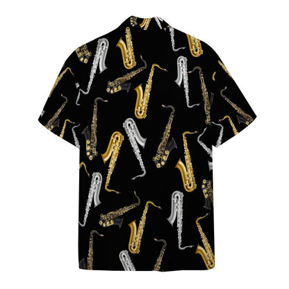 Amazing Saxophone 3D All Over Printed Hawaiian Shirt | Unique Beach