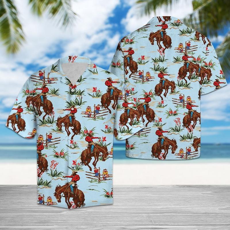 Texas - Cowboy Style Hawaii Shirt Short Hawaiian