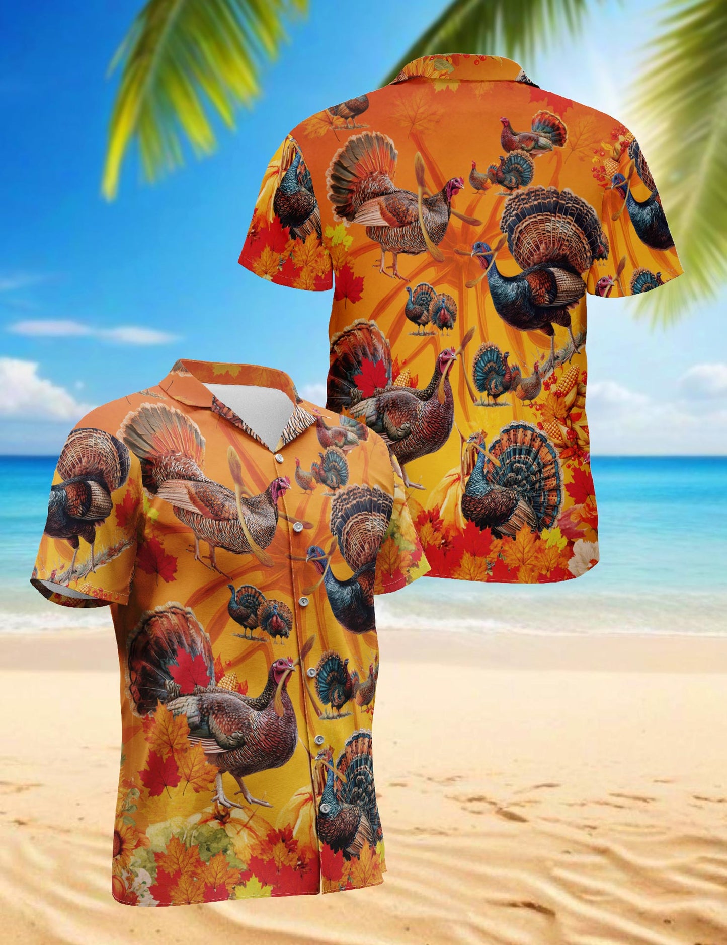 Pineapple Red Angus Cattle Hawaiian Shirt for Men, Button Down Aloha Shirt - Azhawaiian