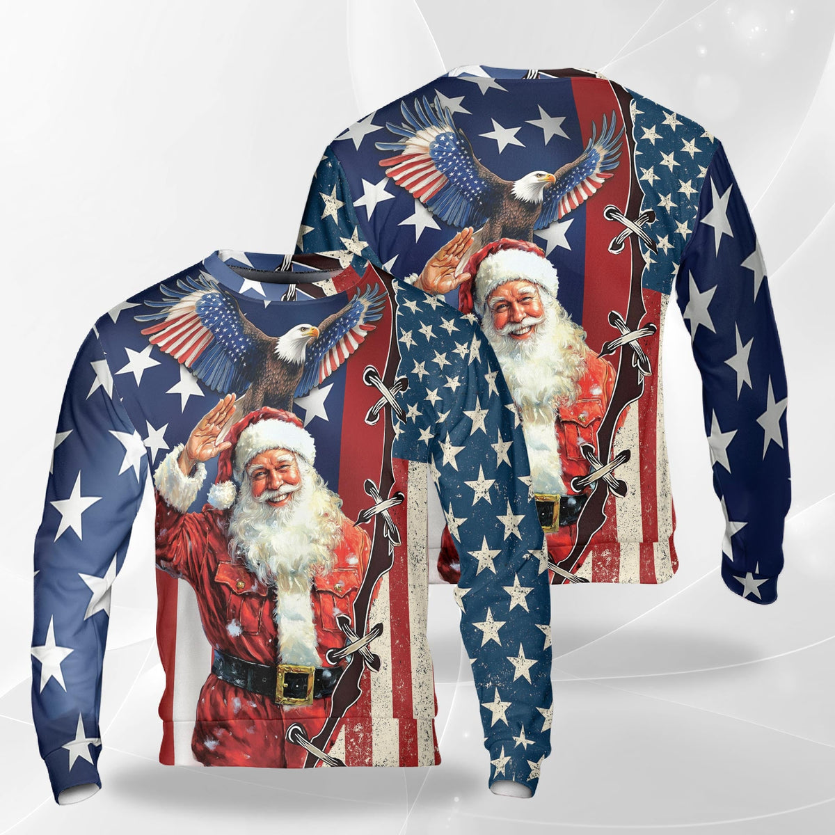 Christmas Santa Clause Sweatshirt – Christmas 3D All Over Print Design