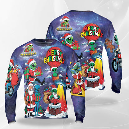 Santa Sweatshirt – Christmas 3D All Over Print Design
