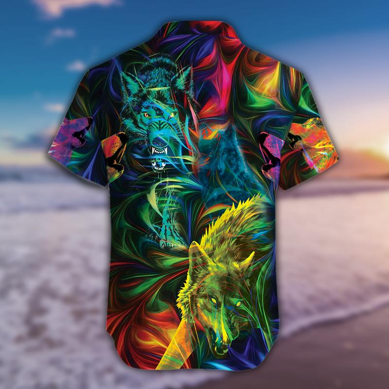 Amazing Wolves Hawaiian Shirt