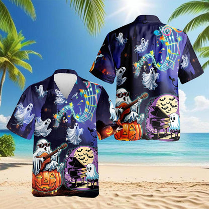 Music Night Hawaiian Shirt for Men, Button Down Aloha Shirt - Azhawaiian