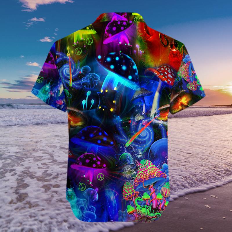 Amazing Magic Mushroom Hawaiian Aloha Shirts #810H