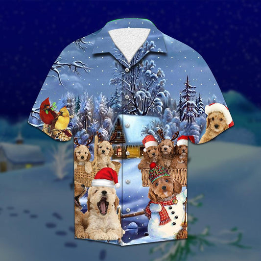 Cockapoo Christmas Hawaiian Shirt