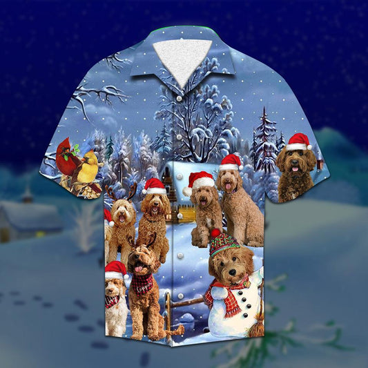 Labradoodle Christmas Hawaiian Shirt | For Men & Women | Adult | HW2103