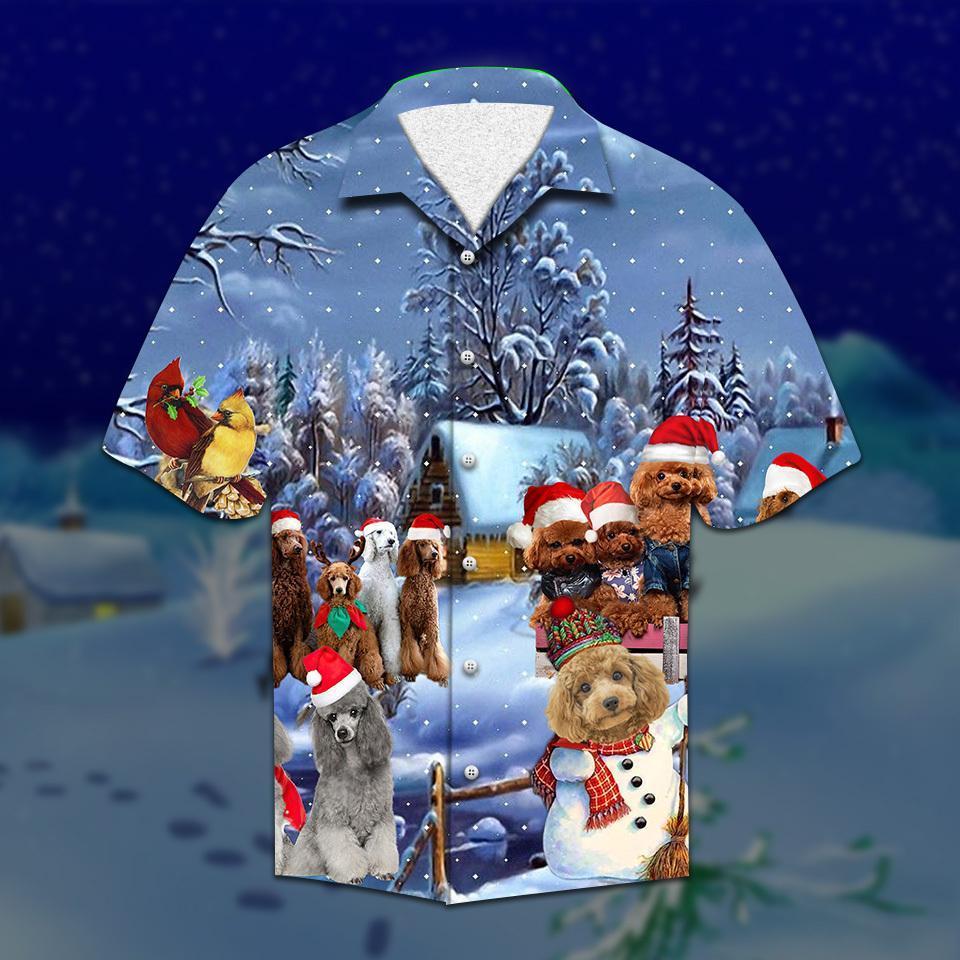 Poodle Christmas Hawaiian Shirt | For Men & Women | Adult | HW2097