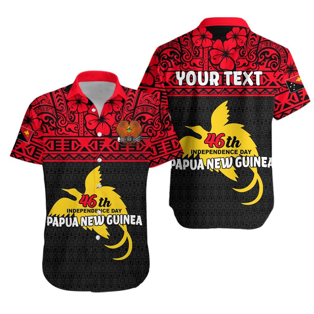 (Custom Personalised) Papua New Guinea Independence Day Hawaiian Shirt - LT12