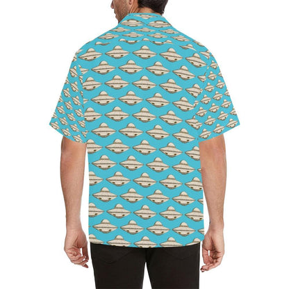 Ufo Print Design Hawaiian Shirt