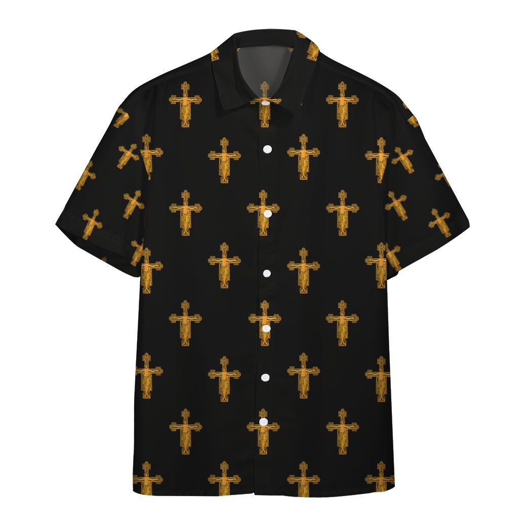  3D Medieval Style Jesus Christ Custom Hawaii Shirt