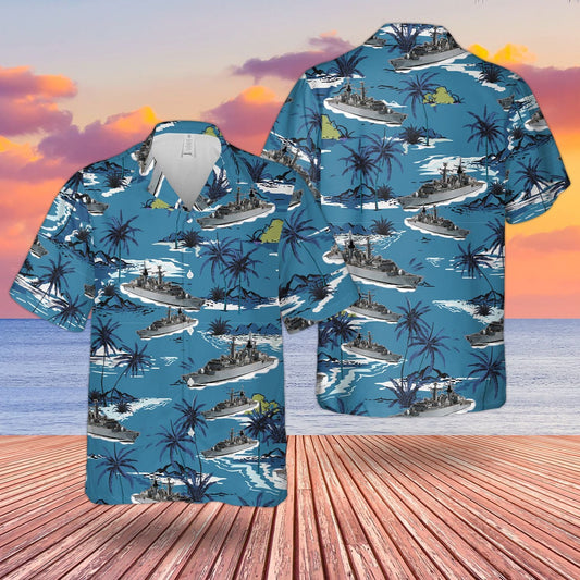 Broadsword Class Type 22 Frigate  Blue High Quality Unisex Hawaiian Shirt For Men And Women Dhc17063251