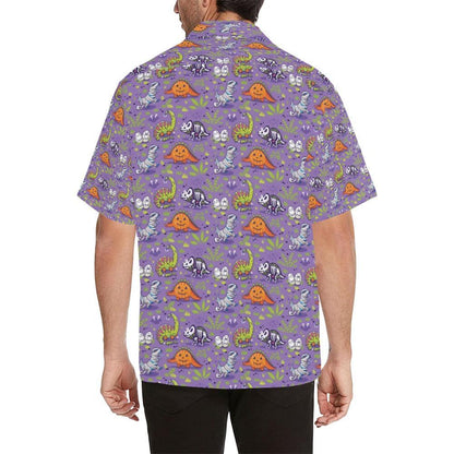 Zombie Dinosaur Print Design Hawaiian Shirt