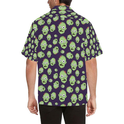 Zombie Print Design Hawaiian Shirt