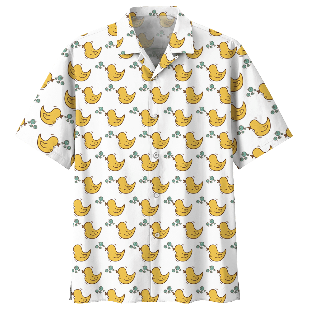 Duck  White Nice Design Unisex Hawaiian Shirt For Men And Women Dhc17063671