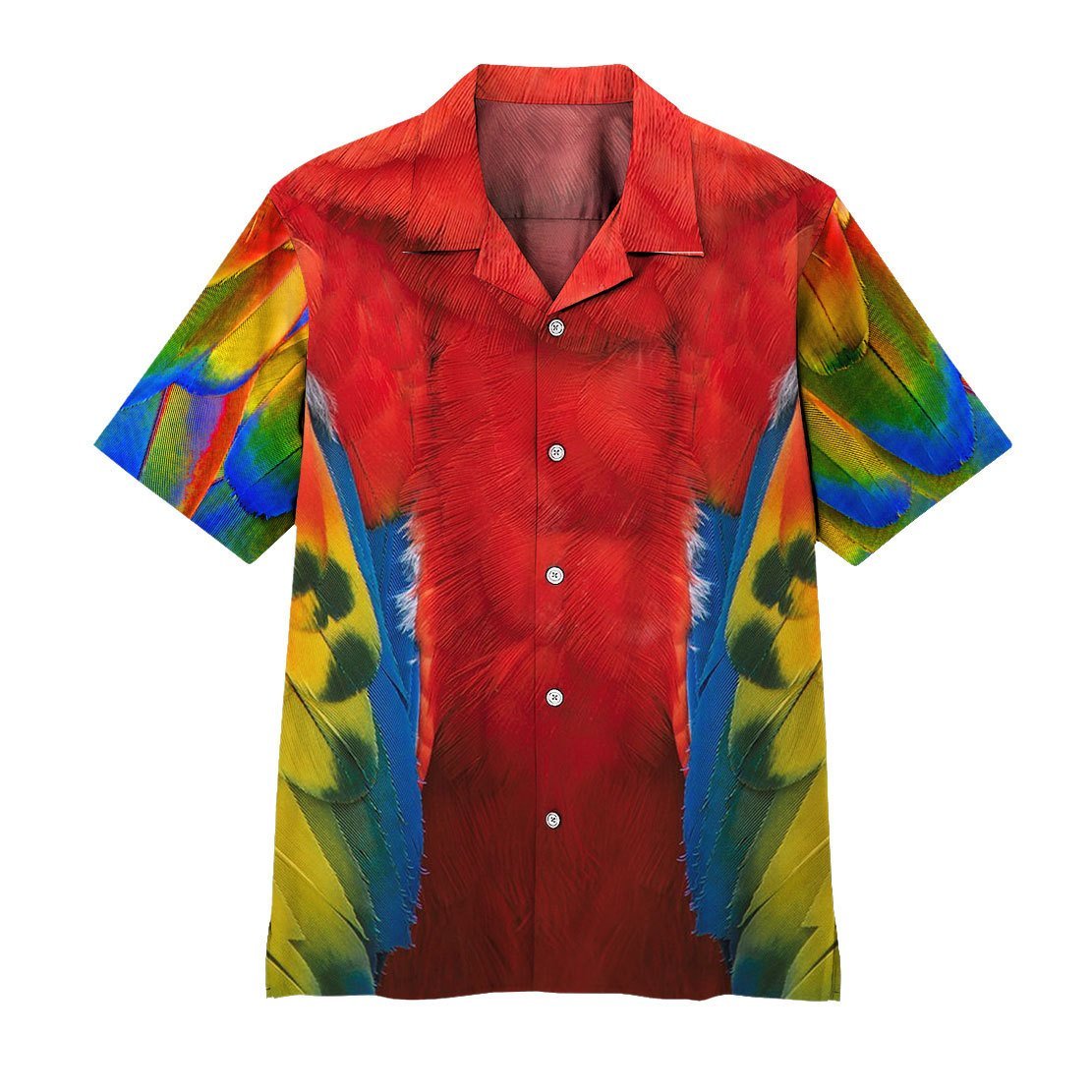  3D Parrot Hawaii Shirt