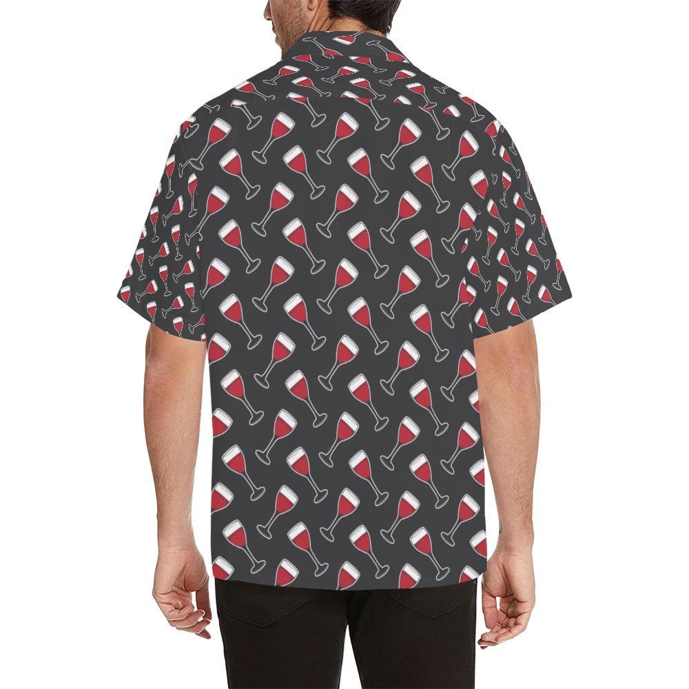 Wine Print Design Hawaiian Shirt