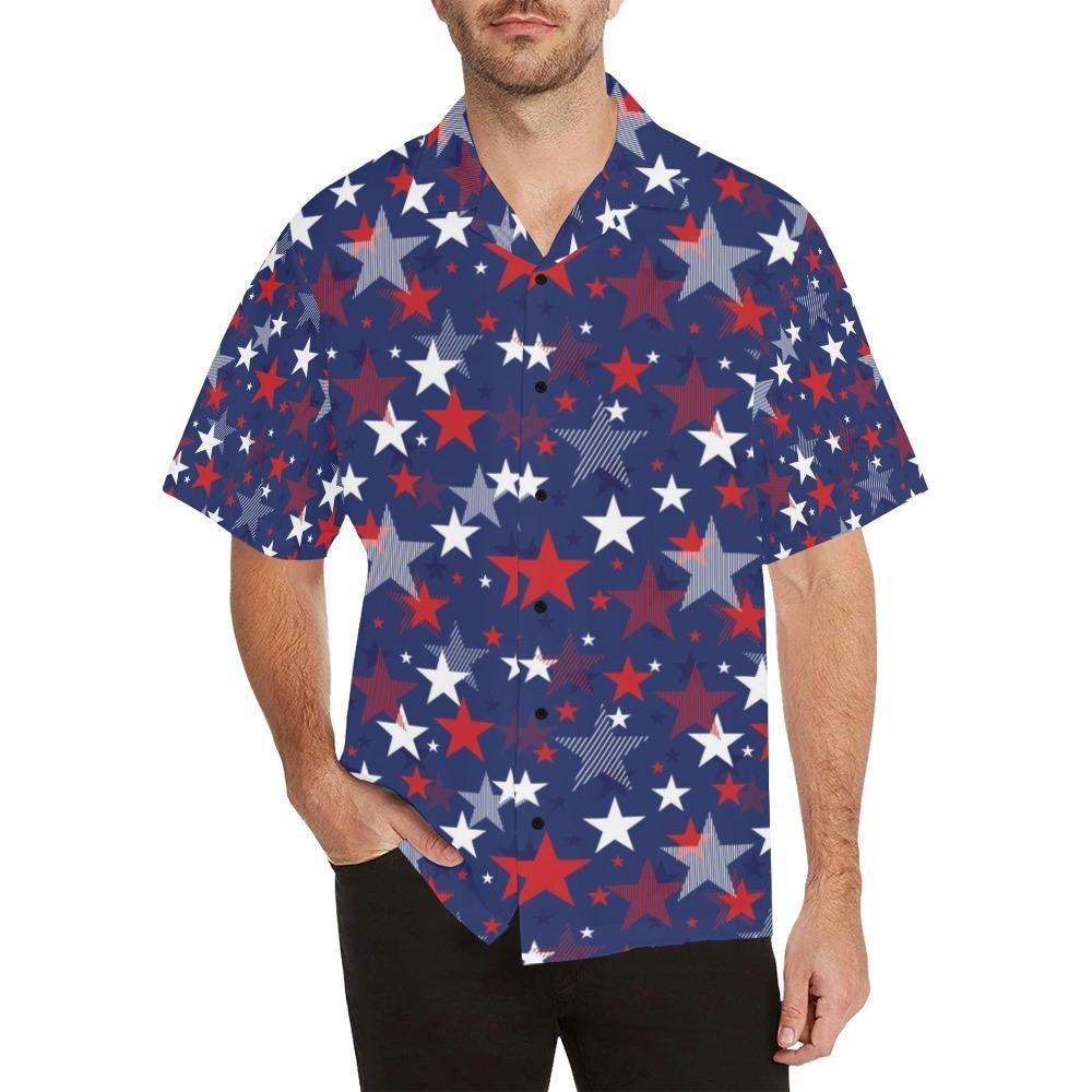 Star Print Design Hawaiian Shirt