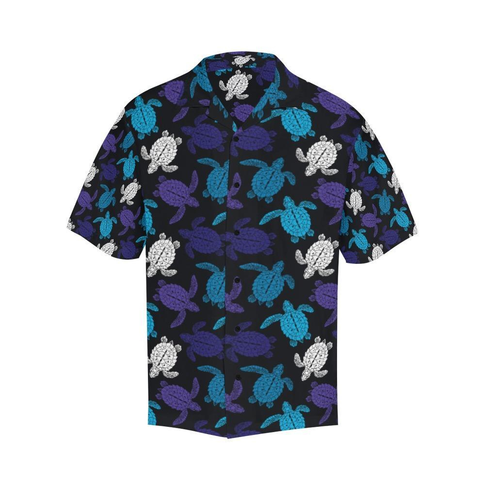 Sea Turtle Print Design Hawaiian Shirt