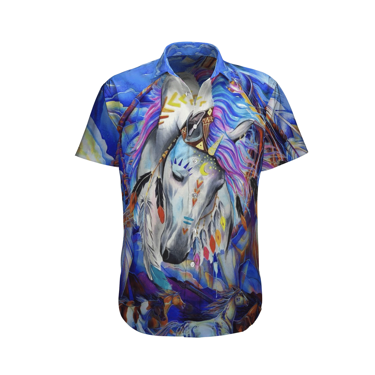 Horse  Blue Amazing Design Unisex Hawaiian Shirt For Men And Women Dhc17063580