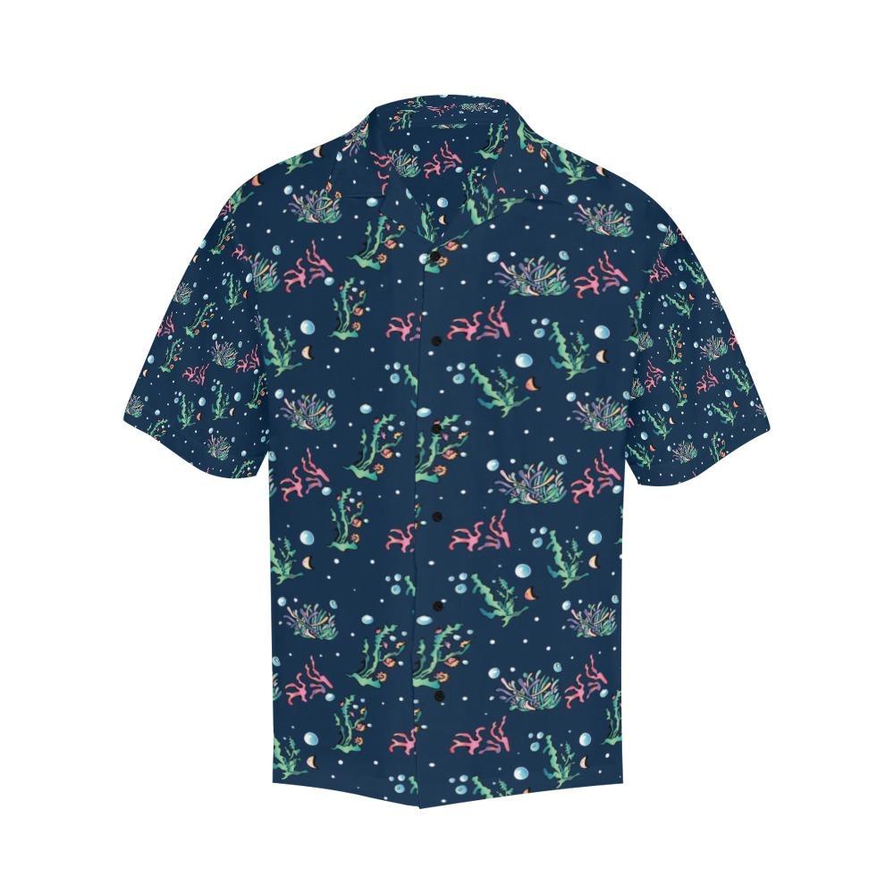 Seaweed Print Design Hawaiian Shirt