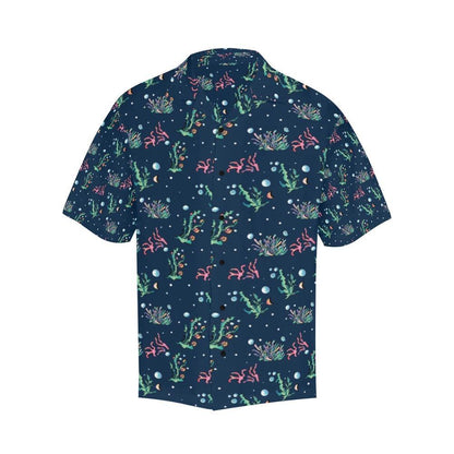 Seaweed Print Design Hawaiian Shirt