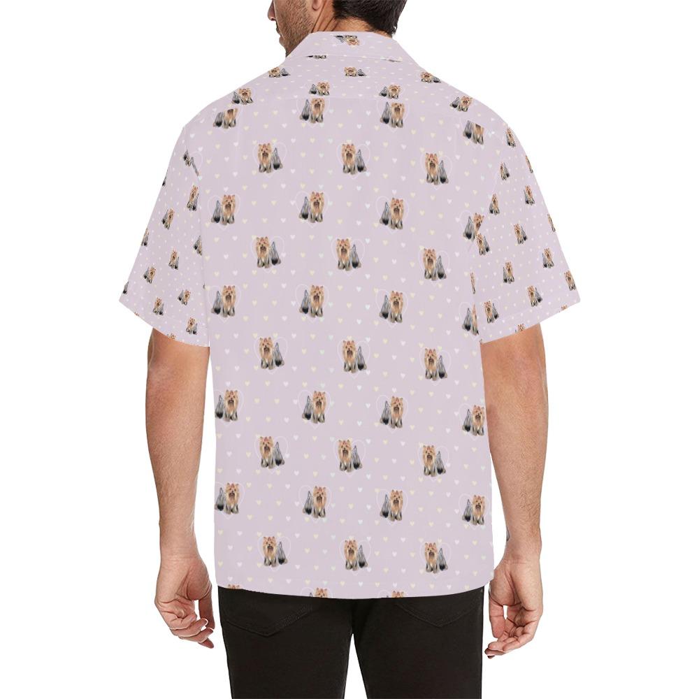 Yorkshire Terriers Print Design Hawaiian Shirt