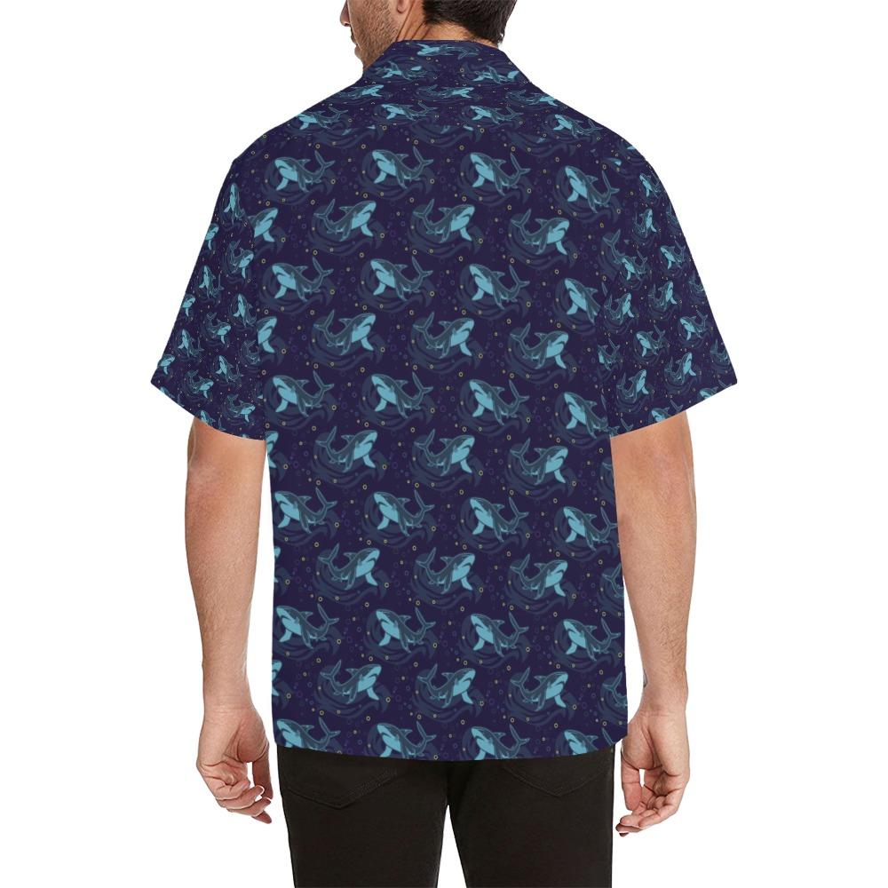 Shark Print Design Hawaiian Shirt