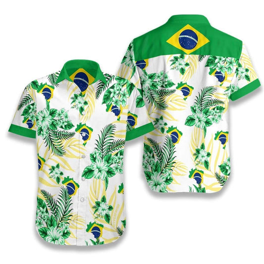 Hawaiian Aloha Shirts Brazil Proud