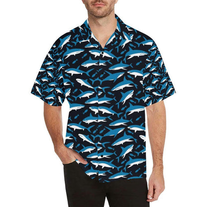 Shark Print Design Hawaiian Shirt