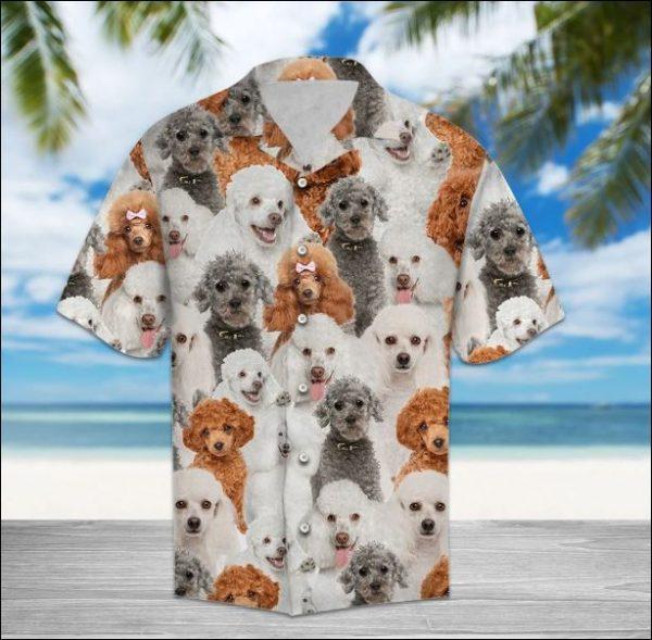 Poodle Funny Dog Hawaiian Shirts 3D #HL