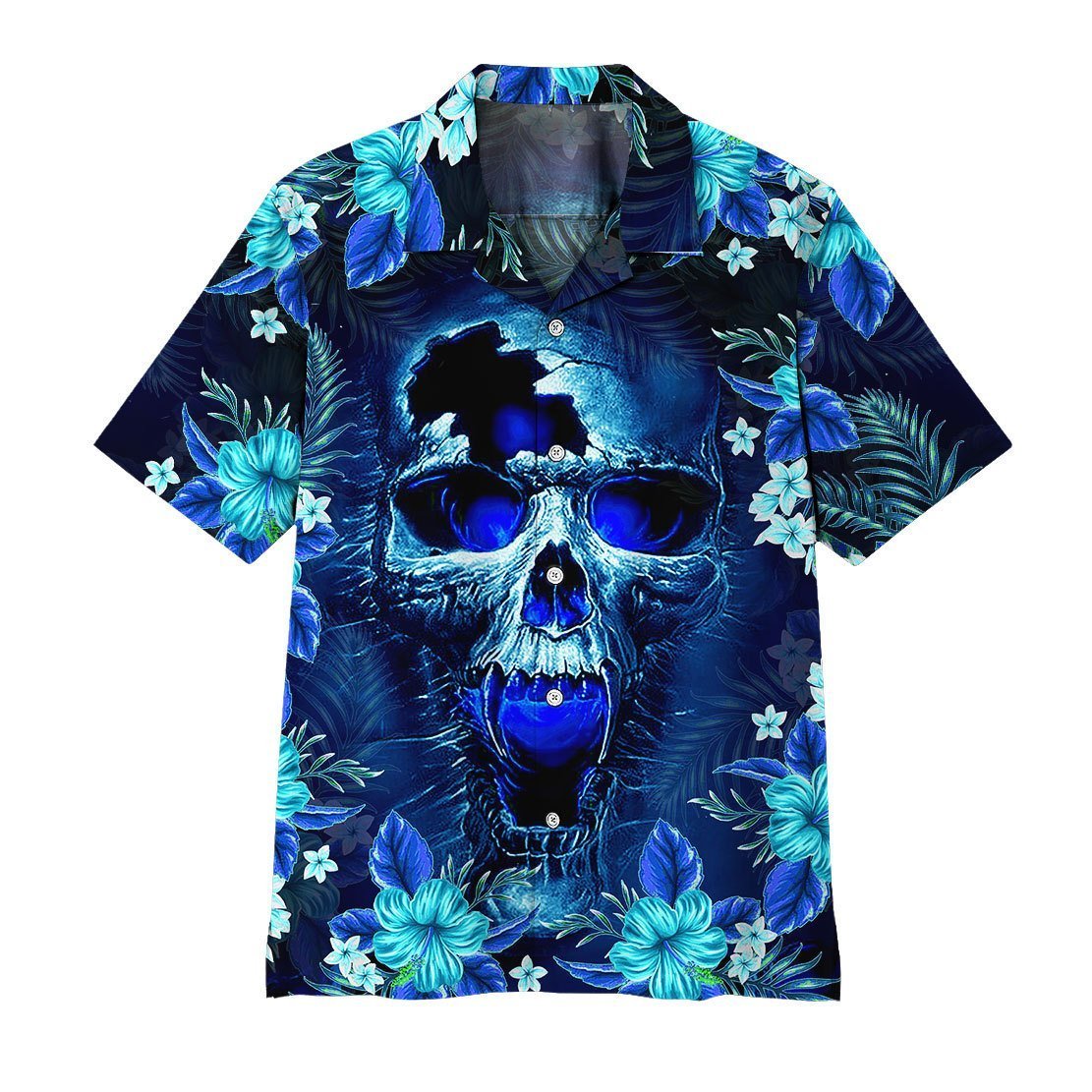  3D Skull Hawaii Shirt