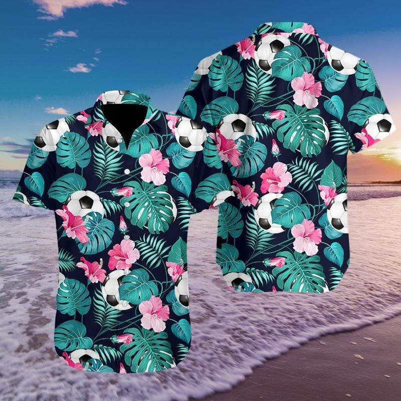 Amazing Soccer Simple Hawaiian Aloha Shirts Fantastic 