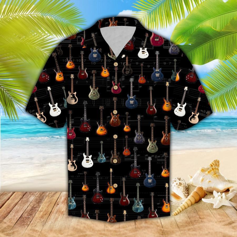 Bm Guitars Hawaii Shirt Unique Beach Hawaiian