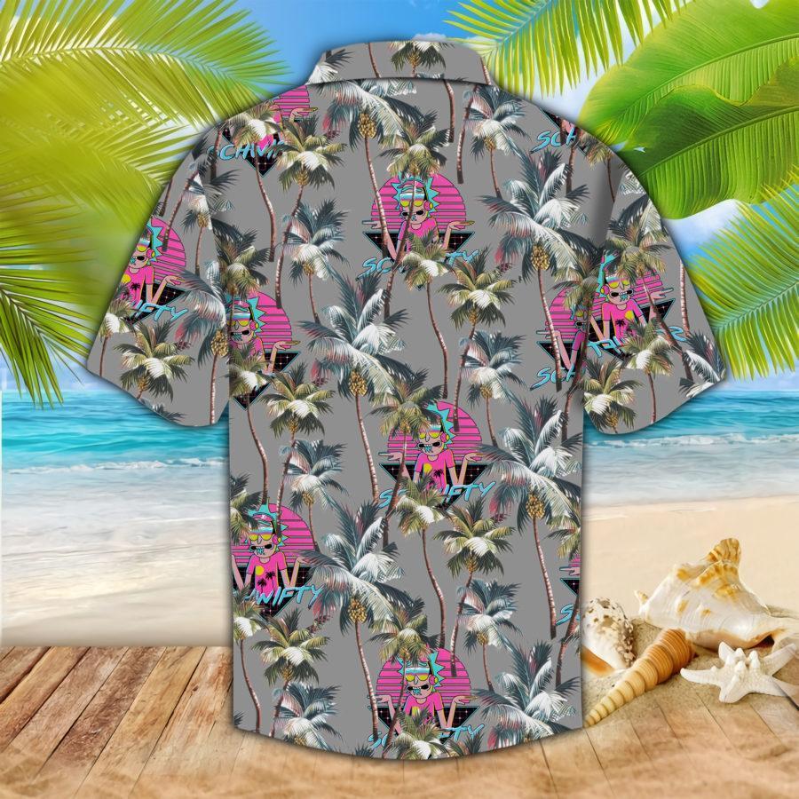 Rm Palm Tree Hawaii Shirt Unique Beach Hawaiian