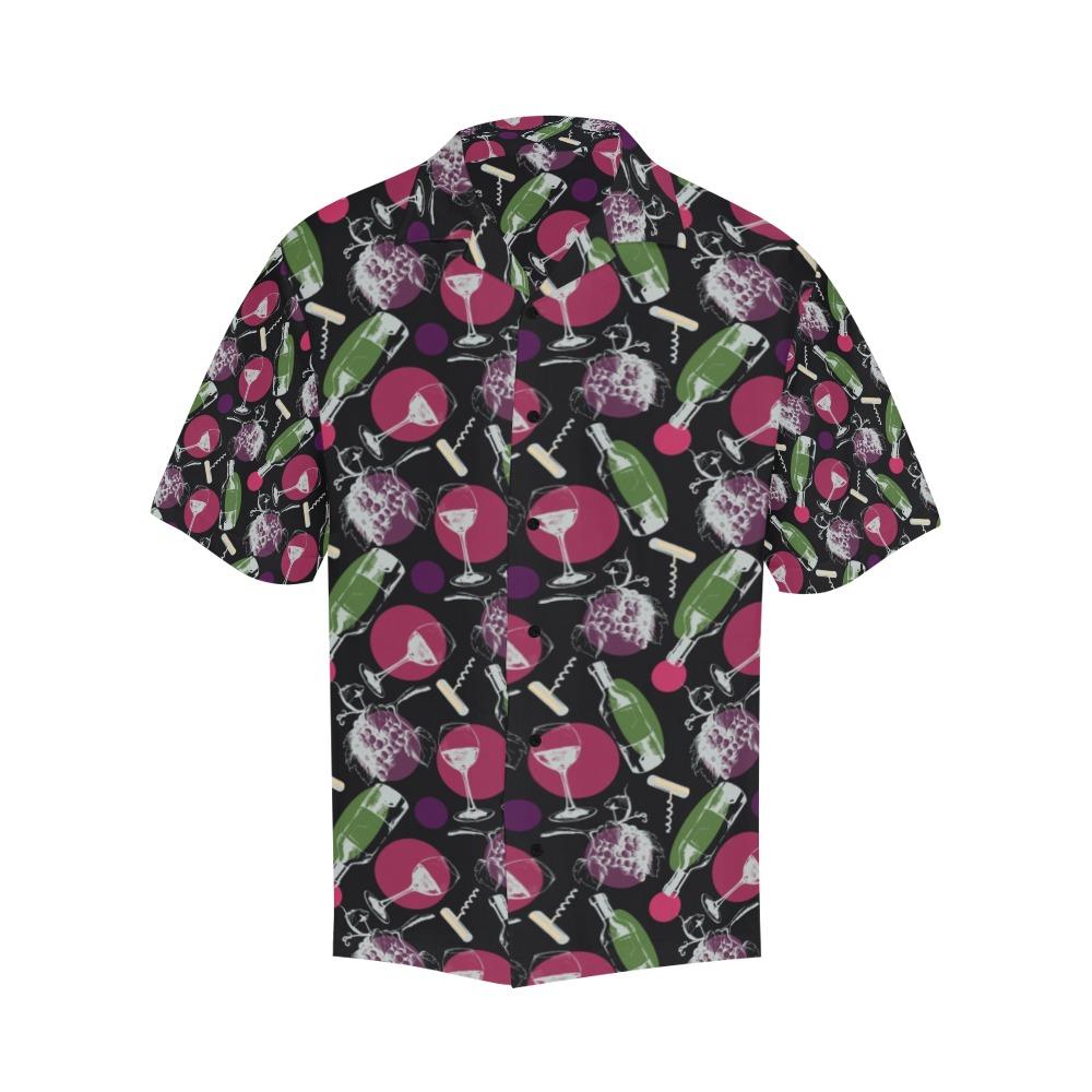 Wine Print Design Hawaiian Shirt