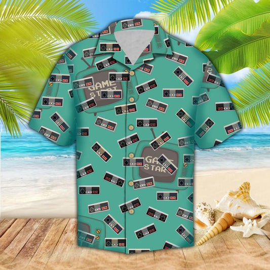 Game Controller Hawaii Shirt Unique Beach Hawaiian