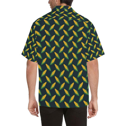 Corn Pattern Print Design Hawaiian Shirt
