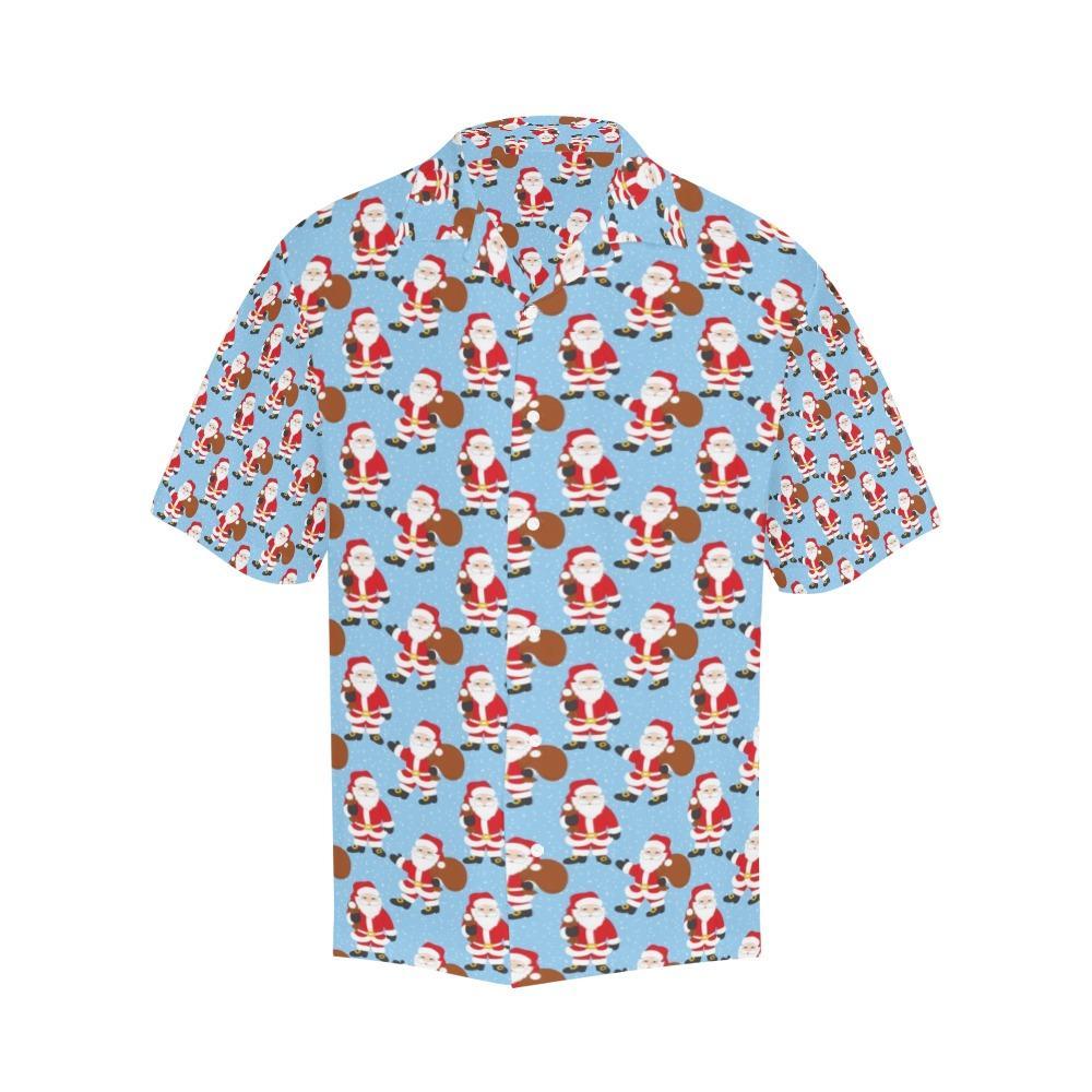 Santa Christmas Themed Print Design Lks3 Hawaiian Shirt