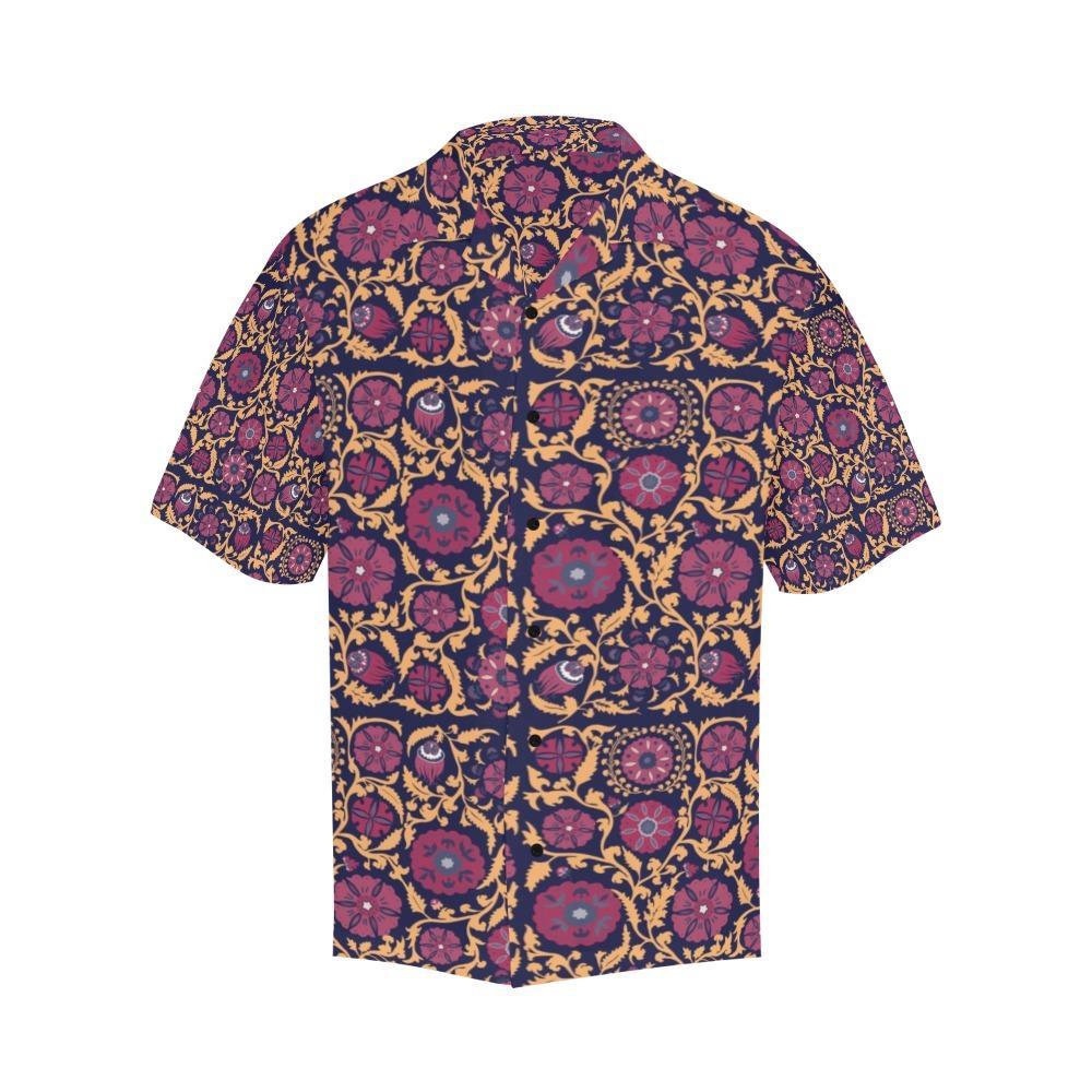 Suzani Print Design Hawaiian Shirt