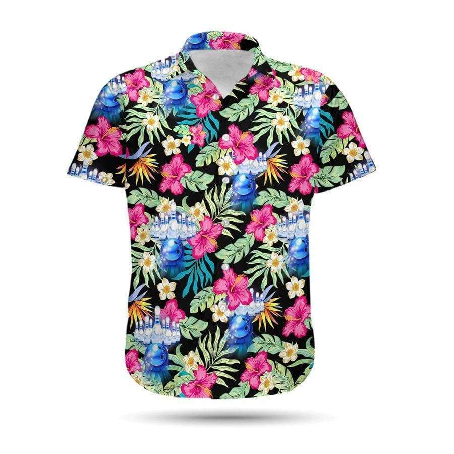 Hawaiian Aloha Shirts Bowling Hibiscus