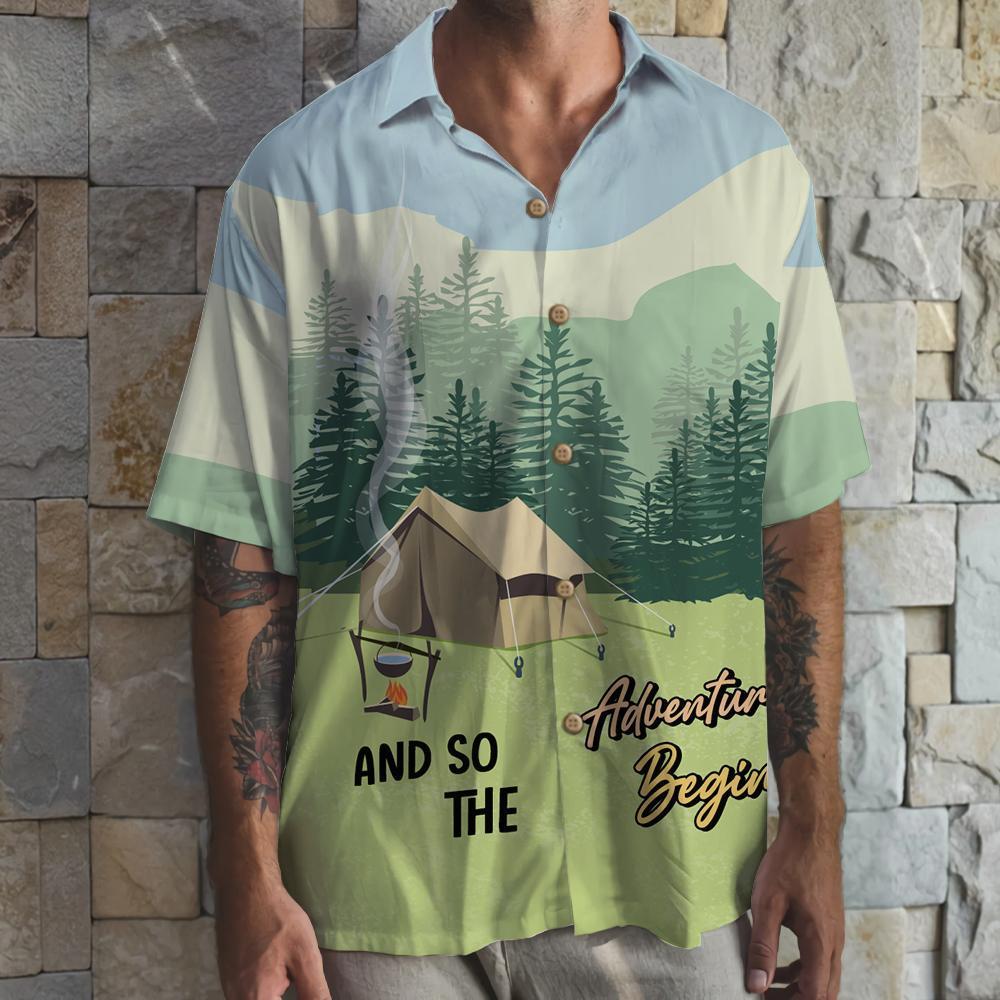 Camping Bear Life Is Meant To Good Friends - Hawaii Shirt Hawaiian