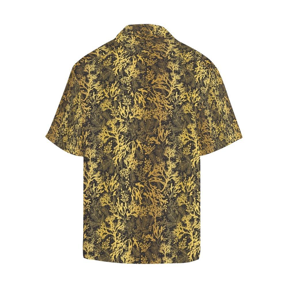 Seaweed Print Design Hawaiian Shirt