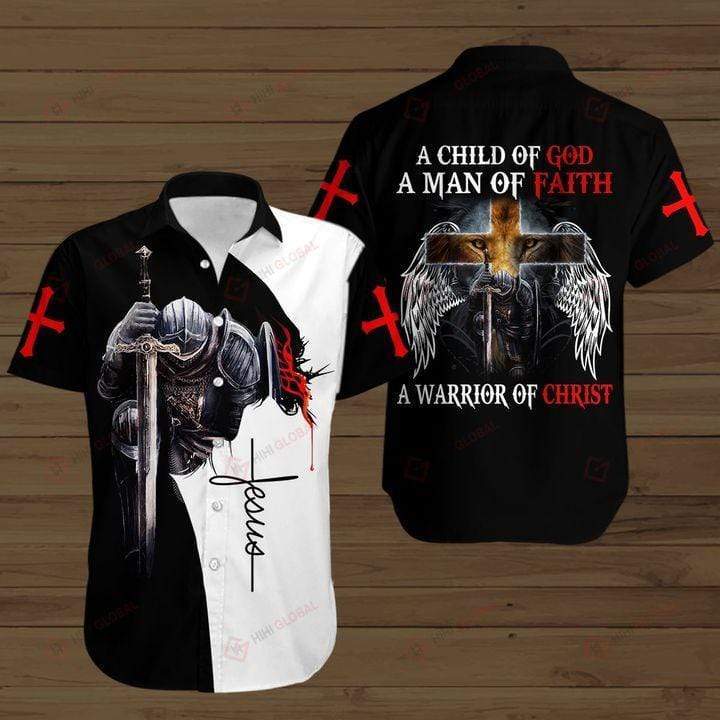 Knight Templar A Child Of God A Man Of Faith A Warrior Of Christ Aloha Hawaiian Shirts #Kv