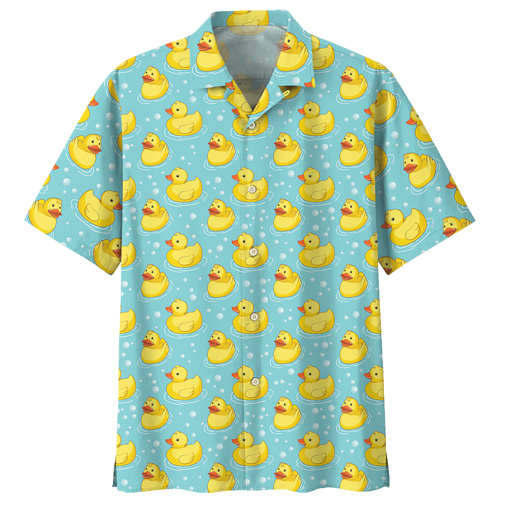 Duck  Blue Awesome Design Unisex Hawaiian Shirt  