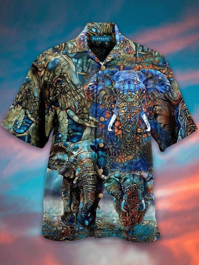 Elephant Hawaiian Shirt