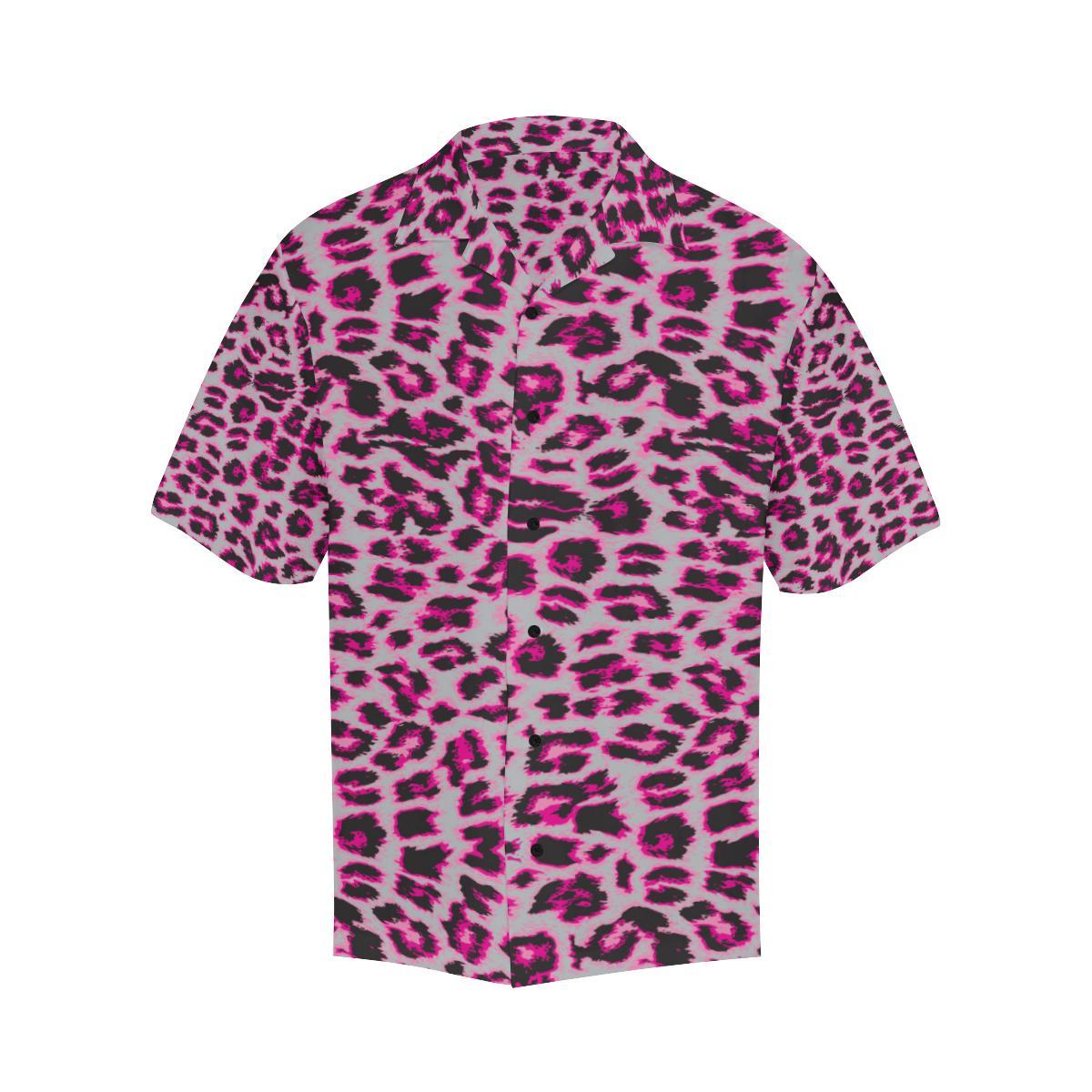 Leopard Pattern Print Design Hawaiian Shirt