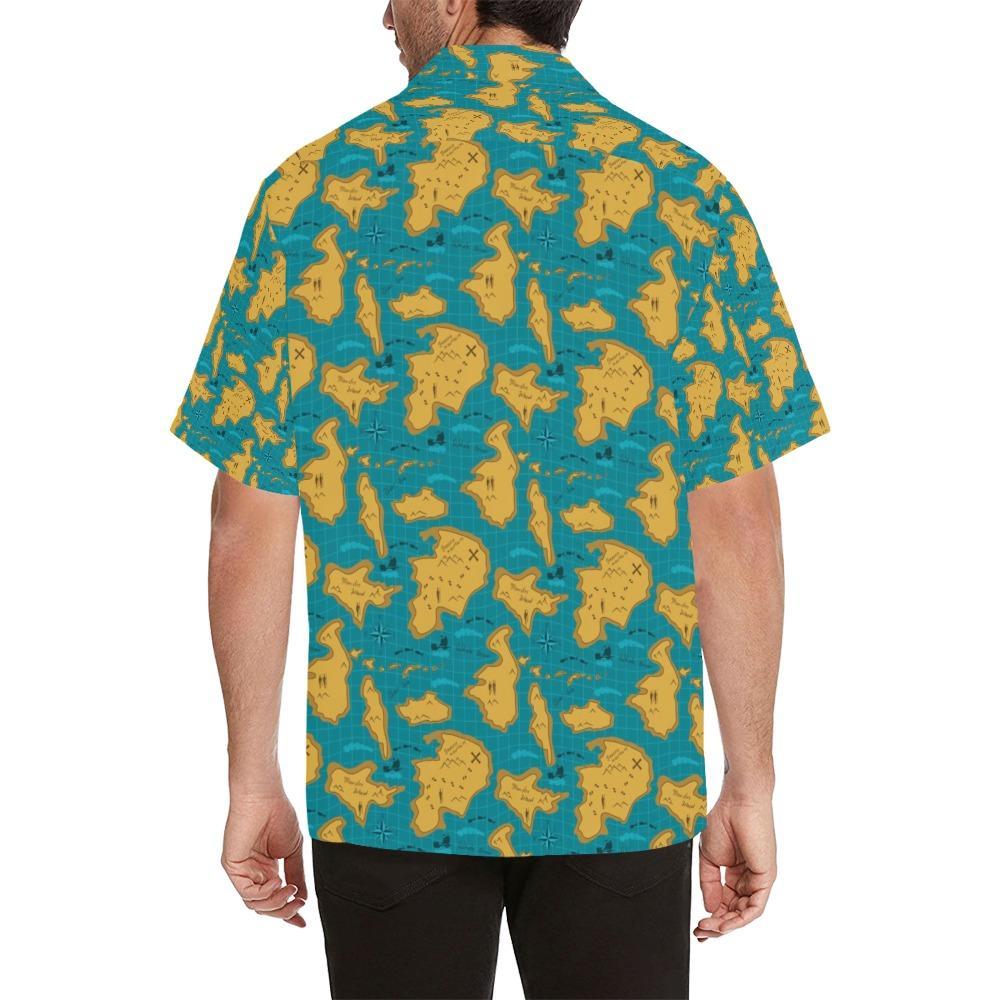 World Map Print Design Hawaiian Shirt