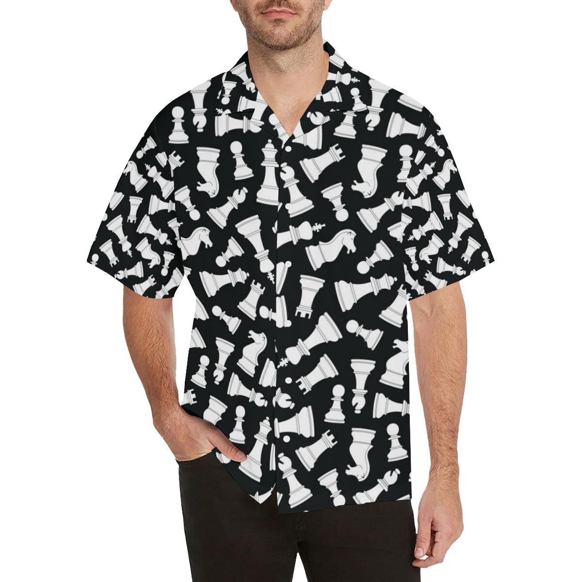 Chess Pattern Print Design Hawaiian Shirt
