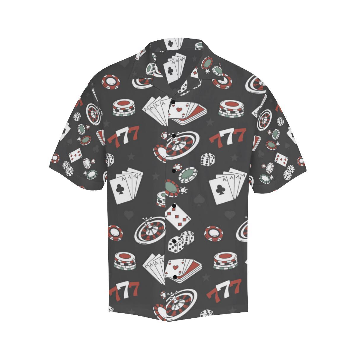 Casino Pattern Print Design Hawaiian Shirt